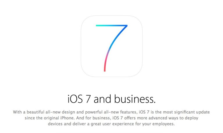 More for business: Apple will mit iOS 7 auf Firmen zugehen