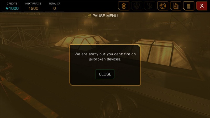 Deus Ex: The Fall für iOS trotz Jailbreak spielen!