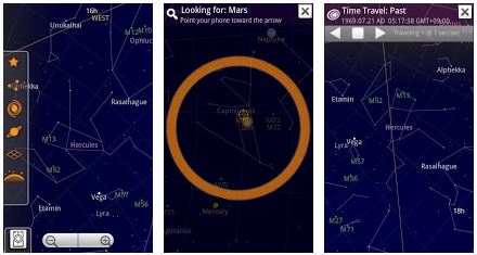 “Sky Map” macht Android-Display zu einem Fenster im Himmel