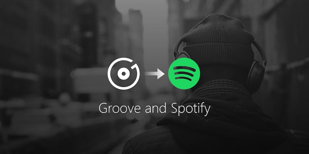 Microsoft Groove Music und Spotify