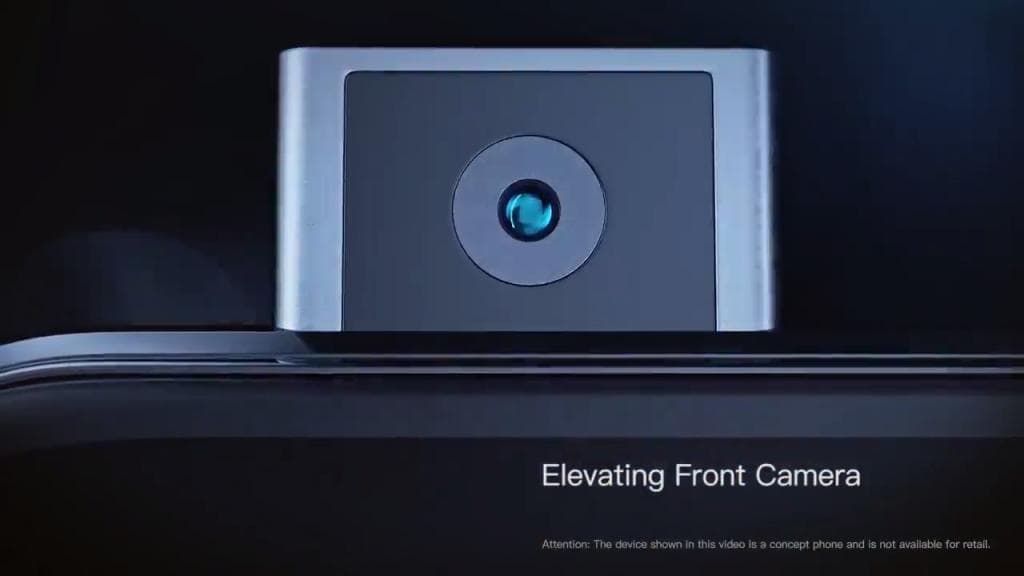 Vivo Apex concept elevating front camera