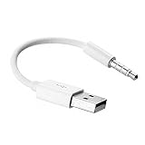OcioDual für iPod Shuffle 3rd zu 7th Gen USB Ladekabel Datenkabel Charger Kabel Sync Weiß