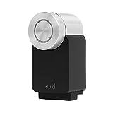 Nuki Smart Lock 3.0 Pro, smartes Türschloss mit WiFi-Modul für Fernzugriff, elektronisches Türschloss macht das Smartphone zum Schlüssel, mit Akku Power Pack, AV-TEST-geprüft, schwarz