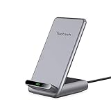 yootech 15W Max Fast Wireless Charger, kabelloses Ladegerät Induktion ladestation kompatibel mit iPhone 13/13 Pro/12/12 Pro/11/11 Pro/11 ProMax/XsMAX/XR/XS, Samsung Galaxy S20/Note10/S10/S9/S8/Note8