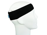 SmartEar Sport-Stirnband für Hörprozessoren/Audioprozessoren/Implantate - verstärkt mit elastischem Band - Staub- und schweißbeständig - Schwarz - M
