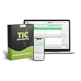 Online Zeiterfassung [KingBill TIC] für Arbeitszeiten, Urlaube & Projekte (beliebig viele Mitarbeiter, für 1 Jahr)