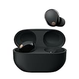 Sony WF-1000XM5 Kabellose Noise Cancelling Kopfhörer, Bluetooth, In-Ear-Kopfhörer, Mikrofon, bis zu 24 Stunden Akkulaufzeit, Schnellladefunktion, IPX4, iOS & Android kompatibel - Schwarz, klein