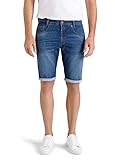 MAC Jeans Herren Jog'n Jeans Light Sweat Denim Bermuda Shorts, H541 Vintage Wash