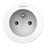 Wemo Wi-Fi Smart Steckdose (für Hausautomaten, Fernsteuerung von Beleuchtung und Geräte, funktioniert mit Apple HomeKit), weiß