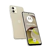 Motorola Moto g14 Smartphone (6,5'-FHD+-Display, 50-MP-Frontkamera, 4/128 GB, 5000 mAh, Android 13) Butter Cream, inkl. Schutzcover + KFZ-Adapter [Exklusiv bei Amazon]