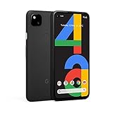 Google Pixel 4a Android Handy, Schwarz, 128 GB, 24-Stunden-Akku, Nachtsicht, SIM-Frei