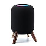 Real Wood Stand for homepod 2nd gen 2023,Tripod Accessories Protect Speaker Sound Better,Secure Stable Wooden Mount Holder for Home pod 2nd gen (Walnut)