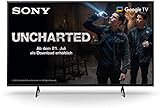 Sony KD-43X80J BRAVIA 108cm (43 Zoll) Fernseher (Android TV, LED, 4K Ultra HD (UHD), High Dynamic Range (HDR), Google TV, Smart TV, 2021 Modell) Schwarz