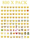 800 x WhatsApp iPhone Laptop Emoji Emoticon Smiley Gesicht Aufkleber Echt