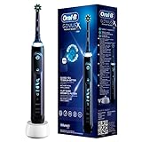 Oral-B Genius X Elektrische Zahnbürste/Electric Toothbrush, 6 Putzmodi für Zahnpflege, künstliche Intelligenz & Bluetooth-App, Geschenk Mann/Frau, Designed by Braun, schwarz